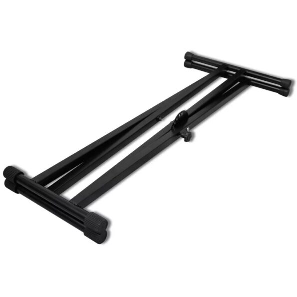 Nastaviteľný stojan na keyboard s dvojitou oporou – Obrázok 3
