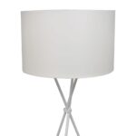 Stojaca lampa s vysokým stojanom, biela – Obrázok 2
