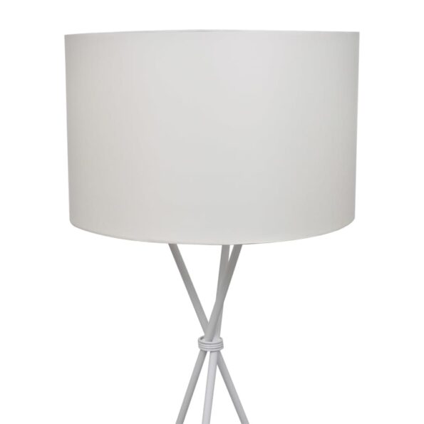 Stojaca lampa s vysokým stojanom, biela – Obrázok 2