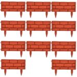 Trávnikový lem s tehlovým dizajnom 11 ks – Obrázok 10