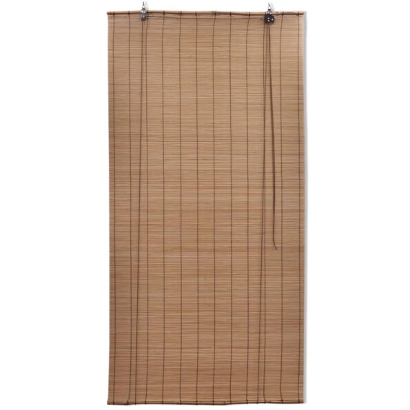 vidaXL Hnedá bambusová roleta 80x160 cm – Obrázok 2