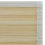 Obdĺžnikový prírodný bambusový koberec 80x200 cm – Obrázok 6