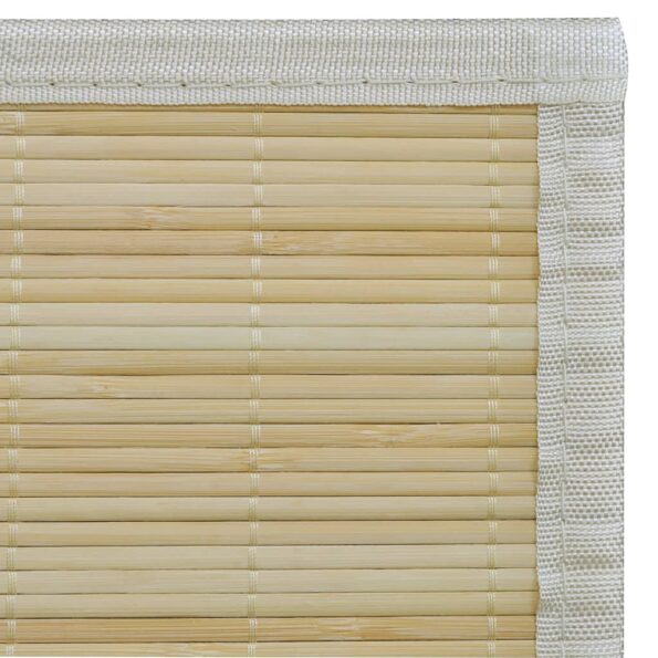 Obdĺžnikový prírodný bambusový koberec 80x200 cm – Obrázok 6