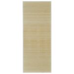 Obdĺžnikový prírodný bambusový koberec 120x180 cm – Obrázok 2