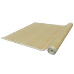 Obdĺžnikový prírodný bambusový koberec 120x180 cm – Obrázok 3