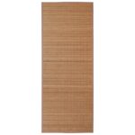 Obdĺžnikový hnedý bambusový koberec 120x180 cm – Obrázok 2