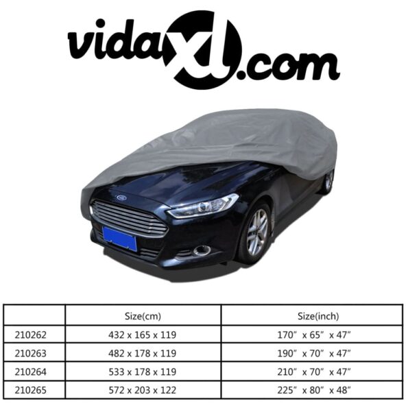 vidaXL Plachta na auto, netkaná látka, veľkosť XXL – Obrázok 7