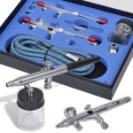 Airbrush sada s 2 striekacími pištoľami