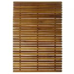 Kúpeľňová predložka z akáciového dreva 80 x 50 cm – Obrázok 2