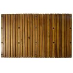 Kúpeľňová predložka z akáciového dreva 80 x 50 cm – Obrázok 4