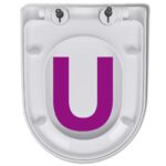 vidaXL WC sedadlo, pomalé sklápanie, rýchloupínacie, biele, štvorcové – Obrázok 8