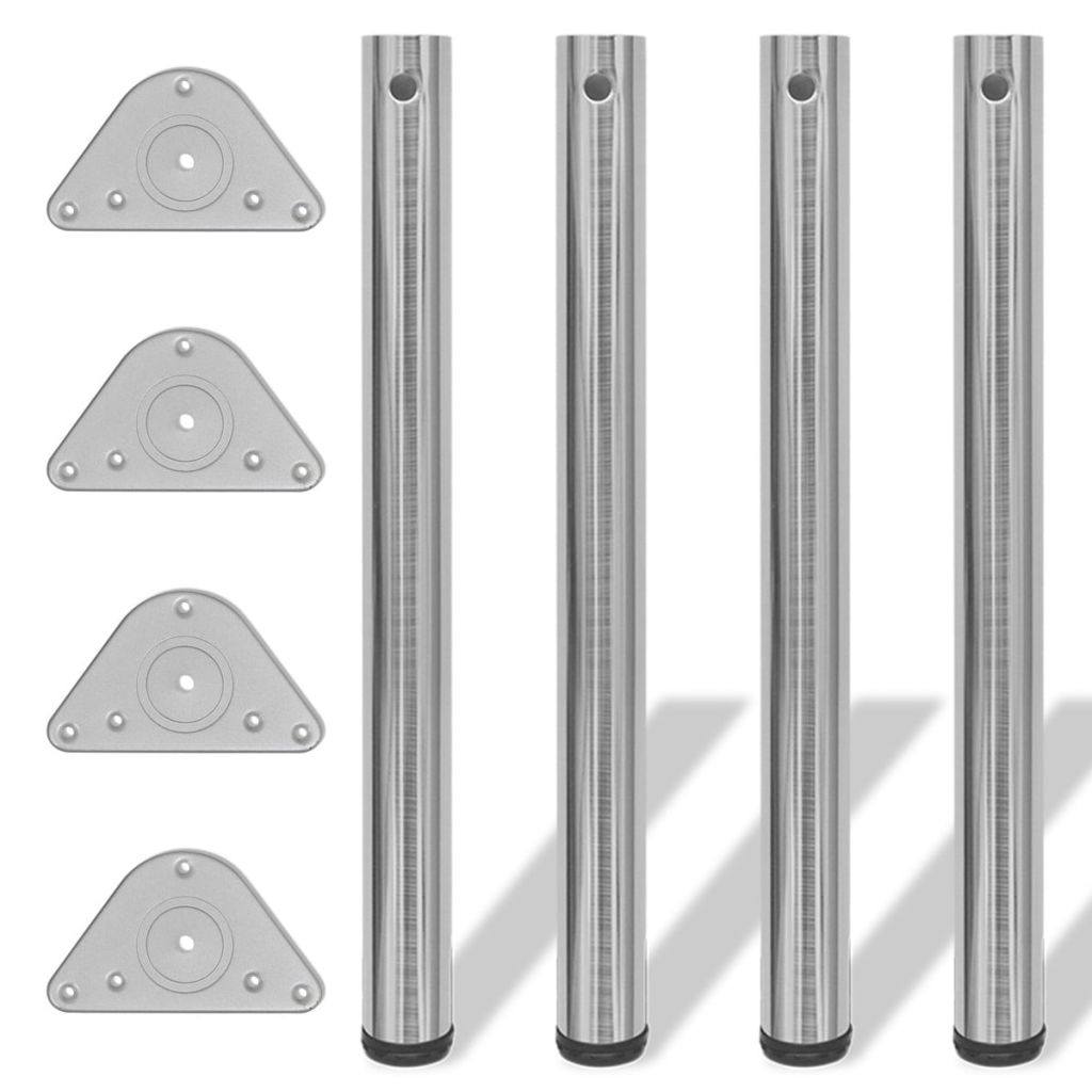 VXL8718475946601_a_en_hd_1.jpg Stolové nohy s nastaviteľnou výškou, brúsený nikel, 710 mm 4 ks – Obrázok 1