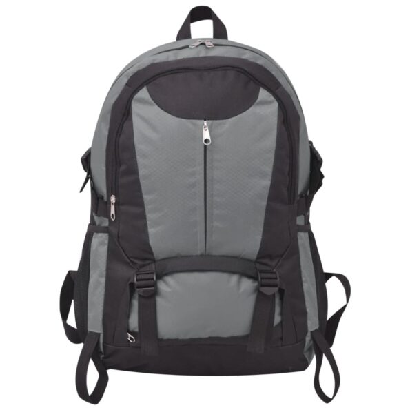 vidaXL Turistický batoh, 40 l, čierno-sivý – Obrázok 5