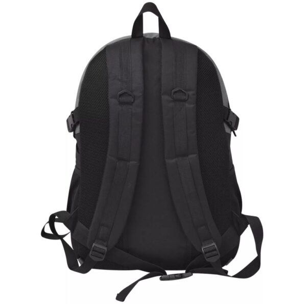vidaXL Turistický batoh, 40 l, čierno-sivý – Obrázok 7