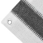 vidaXL Tieniaca plachta na balkón z HDPE, 90x600 cm, antracitová a biela – Obrázok 3