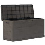 vidaXL Záhradný úložný box hnedý 280 l – Obrázok 6