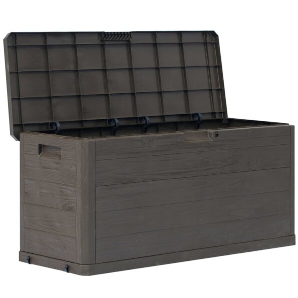 vidaXL Záhradný úložný box hnedý 280 l – Obrázok 6