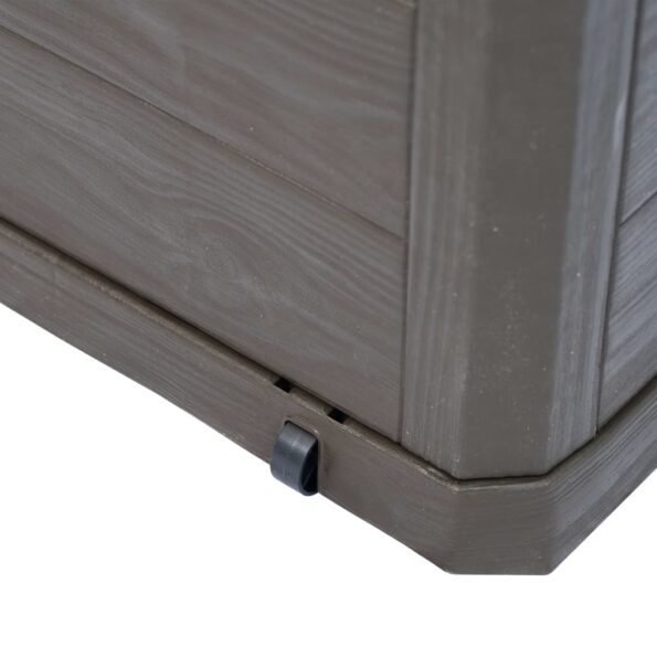 vidaXL Záhradný úložný box hnedý 280 l – Obrázok 9