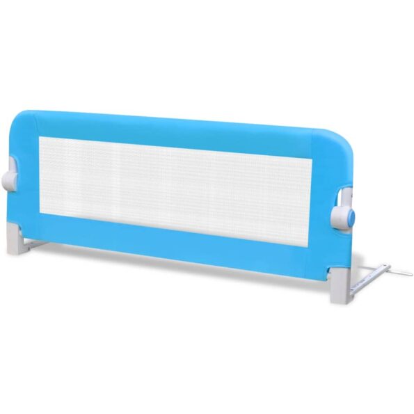 vidaXL Detská bezpečnostná zábrana na postieľku 2 ks modrá 102x42 cm – Obrázok 3