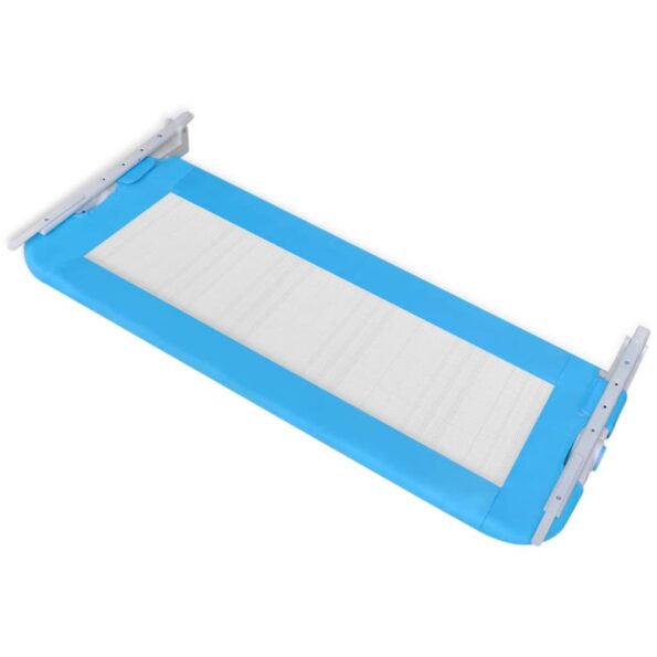 vidaXL Detská bezpečnostná zábrana na postieľku 2 ks modrá 102x42 cm – Obrázok 5