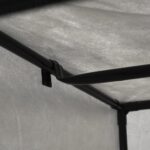 vidaXL Šatníky 2 ks sivé 75x50x160 cm – Obrázok 2