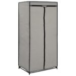vidaXL Šatníky 2 ks sivé 75x50x160 cm – Obrázok 5