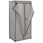 vidaXL Šatníky 2 ks sivé 75x50x160 cm – Obrázok 6