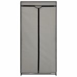 vidaXL Šatníky 2 ks sivé 75x50x160 cm – Obrázok 7
