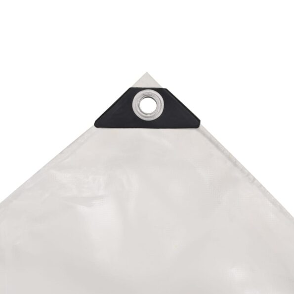 vidaXL Celta 650 g/m², 3,5x5 m, biela – Obrázok 3