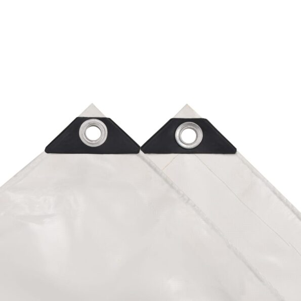 vidaXL Celta 650 g/m², 3,5x5 m, biela – Obrázok 4