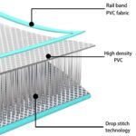 vidaXL Nafukovacia žinenka s pumpou 300x100x10 cm PVC zelená – Obrázok 12