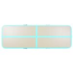 vidaXL Nafukovacia žinenka s pumpou 300x100x10 cm PVC zelená – Obrázok 5