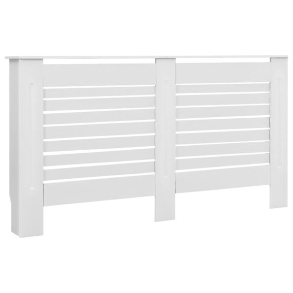 vidaXL Kryt na radiátor, biely 152x19x81,5 cm, MDF – Obrázok 2