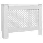 vidaXL Kryt na radiátor, biely 112x19x81,5 cm, MDF – Obrázok 2