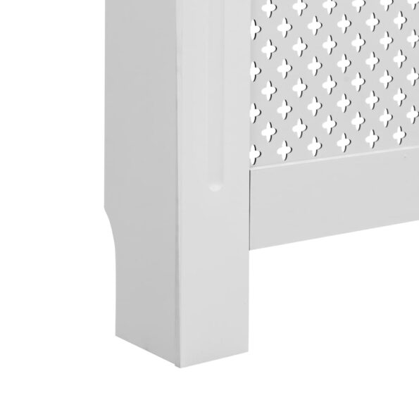 vidaXL Kryt na radiátor, biely 112x19x81,5 cm, MDF – Obrázok 6