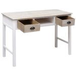 vidaXL Konzolový stolík 110x45x76 cm drevený – Obrázok 2