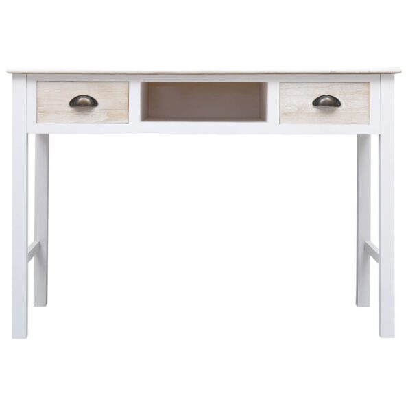 vidaXL Konzolový stolík 110x45x76 cm drevený – Obrázok 4