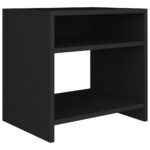 vidaXL Nočné stolíky 2 ks, čierne 40x30x40 cm, kompozitné drevo – Obrázok 4