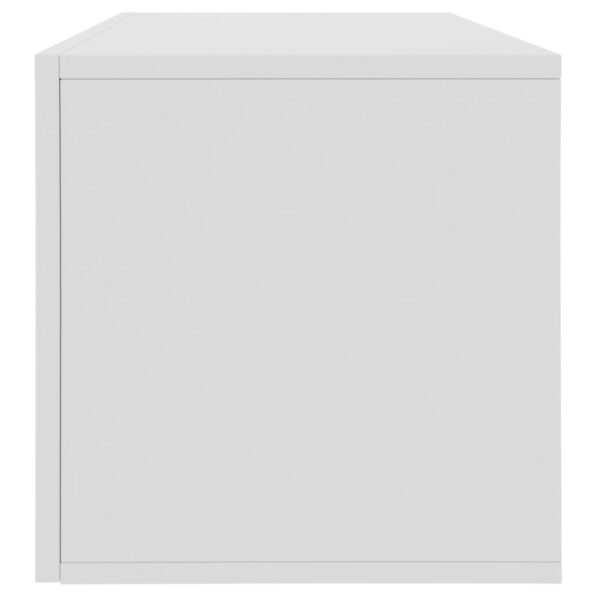 vidaXL Úložný box na vinyly, biely 71x34x36 cm, kompozitné drevo – Obrázok 5