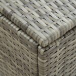 vidaXL Záhradný úložný box sivý 180x90x70 cm polyratanový – Obrázok 2