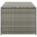 vidaXL Záhradný úložný box sivý 180x90x70 cm polyratanový – Obrázok 6