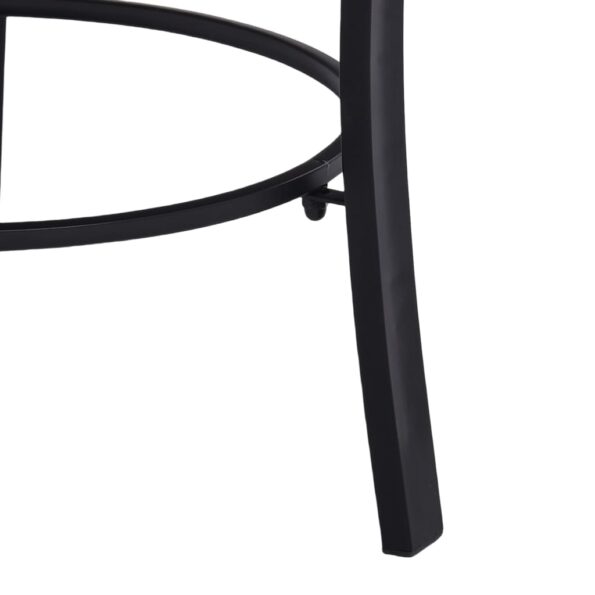vidaXL Mozaikové ohnisko, modro biele 68 cm, keramika – Obrázok 8