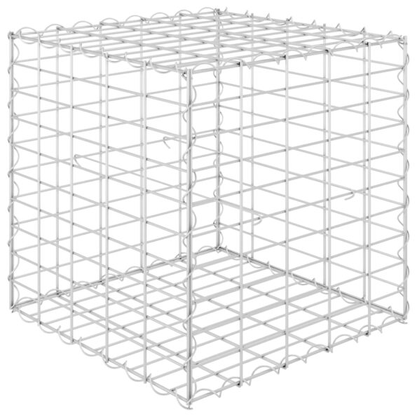 vidaXL Gabiónový vyvýšený záhon kocka 50x50x50 cm oceľový drôt – Obrázok 2
