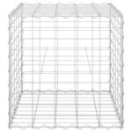 vidaXL Gabiónový vyvýšený záhon kocka 50x50x50 cm oceľový drôt – Obrázok 3