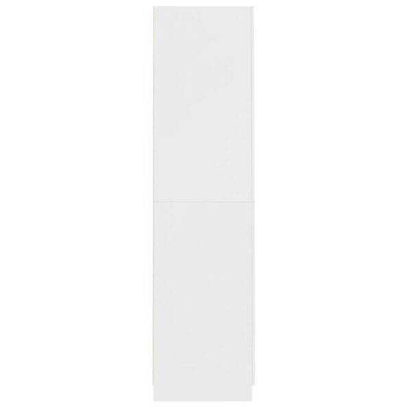 vidaXL Šatník, biely 90x52x200 cm, kompozitné drevo – Obrázok 7