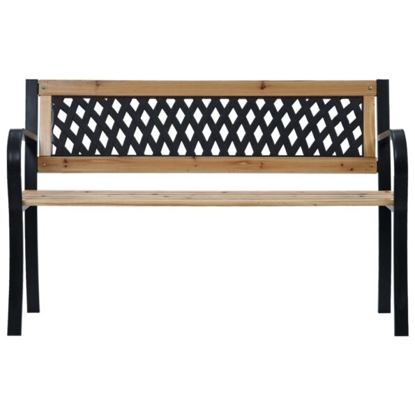 vidaXL Záhradná lavička 120 cm drevo – Obrázok 2