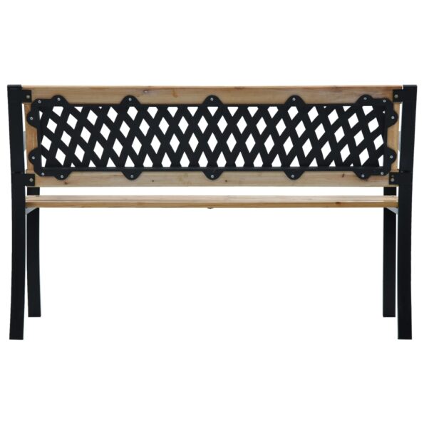 vidaXL Záhradná lavička 120 cm drevo – Obrázok 4