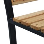 vidaXL Záhradná lavička 120 cm drevo – Obrázok 6