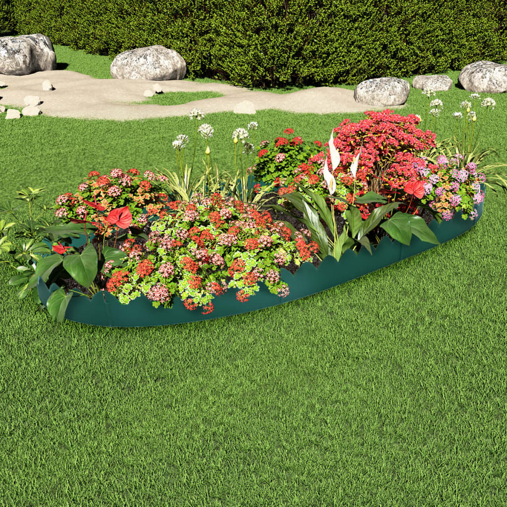 VXL8719883753805_m_en_hd_1.jpg vidaXL Obruba trávnika 10 ks zelená 65x15 cm PP – Obrázok 1