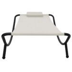 vidaXL Záhradná posteľ krémová 200x90 cm oceľová – Obrázok 4